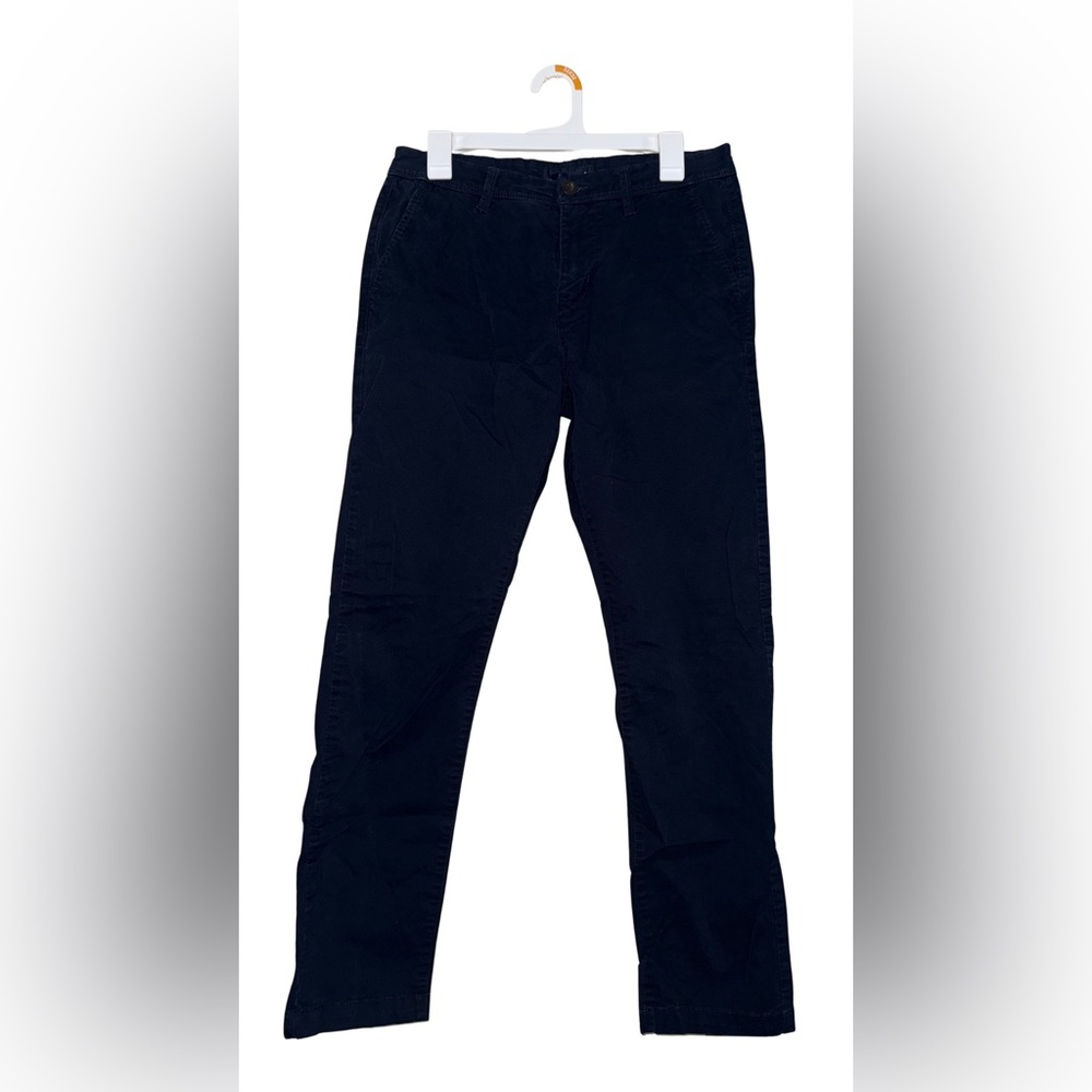 Aeropostale Men’s Slim Straight Chino Pants Navy blue 30x32